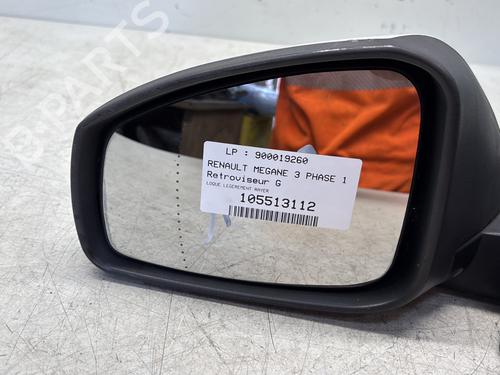 Left mirror RENAULT MEGANE III Hatchback (BZ0/1_, B3_) 1.5 dCi (BZ09, BZ0D, BZ1W, BZ29, BZ14) | BP29368088C26 
