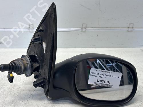 Retrovisor derecho PEUGEOT 206 Hatchback (2A/C) 1.4 HDi eco 70 | BP29367126C27 