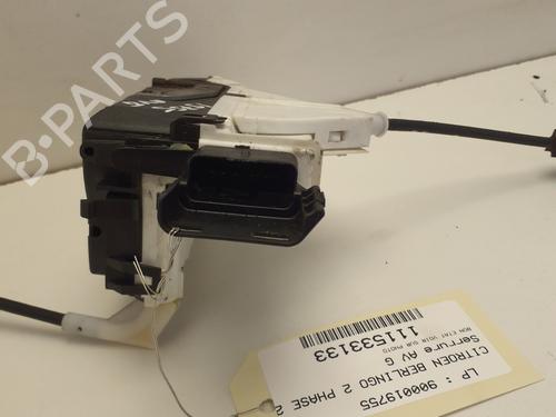 Used Front left lock CITROËN BERLINGO Box Body/MPV (B9) 1.6 HDi / BlueHDi 75 (75 hp) 29361825