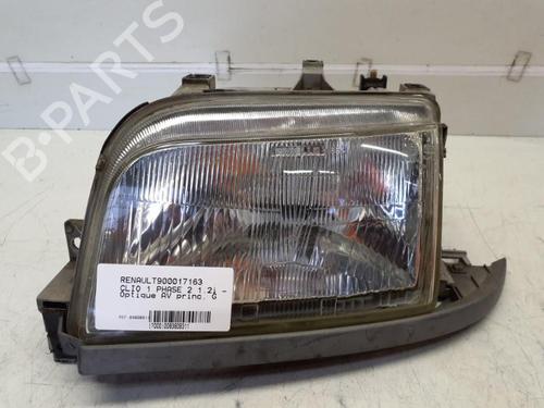 Scheinwerfer links für RENAULT CLIO I (B/C57_, 5/357_) 1.2 (B/C/S577) (54 hp) 29370084