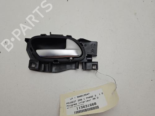 Used Rear right interior door handle PEUGEOT 208 I (CA_, CC_) 1.0 VTi (68 hp) 31957435