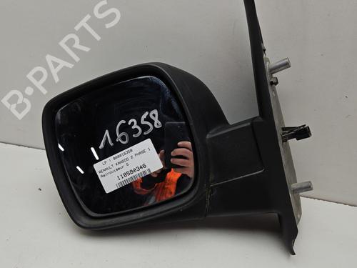 Used Left mirror RENAULT KANGOO / GRAND KANGOO II (KW0/1_) 1.5 dCi 90 (KW05, KW08, KW0G, KW11) (90 hp) 31156286
