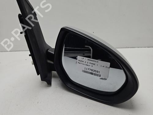 Used Right mirror MAZDA 2 (DE_, DH_) 1.4 MZR-CD (68 hp) 30948333