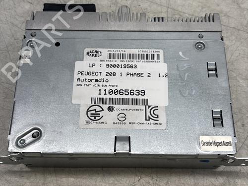 Used Radio PEUGEOT 208 I (CA_, CC_) 1.2 VTI 82 (82 hp) 29363221