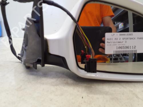 Right mirror AUDI A3 Sportback (8PA) 1.9 TDI | BP29363525C27 