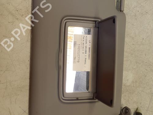 Used Right sun visor NISSAN X-TRAIL II (T31) 2.0 dCi 4x4 (150 hp) 29363480