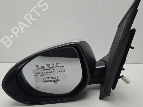 Used Left mirror MAZDA 2 (DE_, DH_) 1.4 MZR-CD (68 hp) 30948334