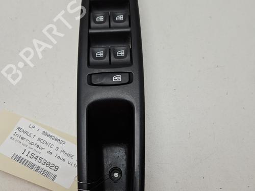 Used Left front window switch RENAULT SCÉNIC III (JZ0/1_) 1.5 dCi (JZ02, JZ0R) (95 hp) 30307109