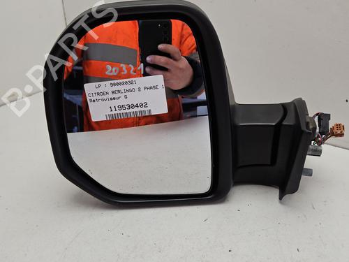 Retrovisor esquerdo CITROËN BERLINGO MULTISPACE (B9) 1.6 HDi 110 (109 hp) 31839031