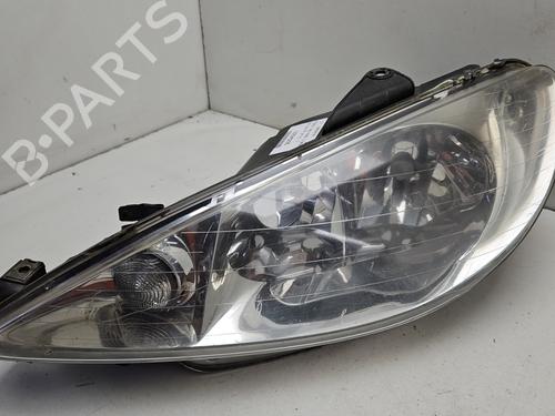 Used Left headlight PEUGEOT 206 SW (2E/K) 2.0 HDi (90 hp) 33118219
