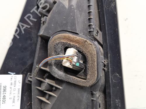 Right taillight CITROËN C1 (PM_, PN_) 1.4 HDi | BP29366281C35 