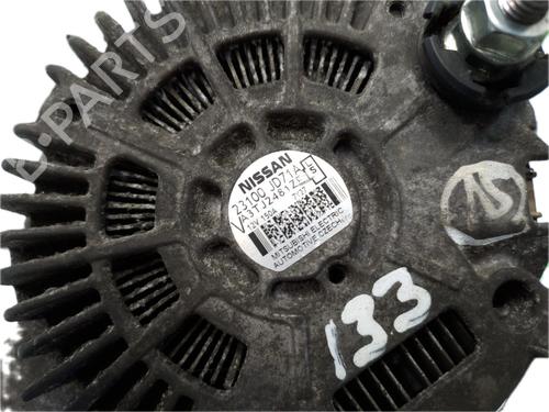 Alternator NISSAN QASHQAI I (J10, NJ10) 1.6 dCi | BP29765592M7