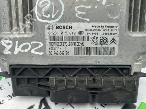 Engine control unit (ECU) CITROËN C3 II (SC_) 1.4 HDi 70 (SC8HZC, SC8HR0, SC8HP4) | BP29769256M57 