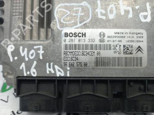 Engine control unit (ECU) PEUGEOT 407 (6D_) 1.6 HDi 110 (6D9HZC, 6D9HYC) | BP29769264M57 