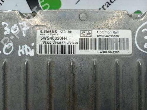 Motorstyringsenhed PEUGEOT 307 (3A/C) 2.0 HDi 110 | BP29769269M57 