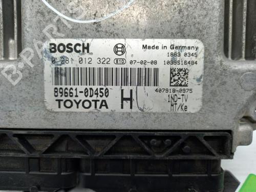 Engine control unit (ECU) TOYOTA YARIS (_P9_) 1.4 D-4D (NLP90_, NLP90R) | BP29769298M57