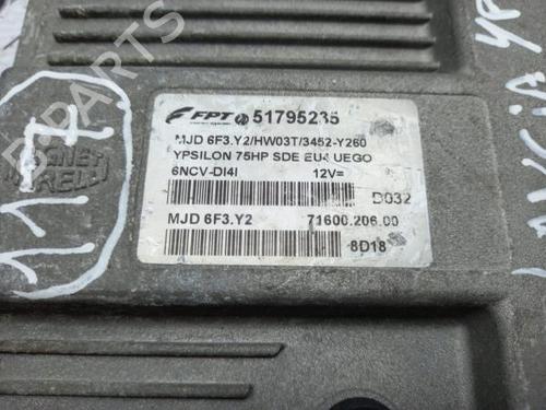 Engine control unit (ECU) LANCIA YPSILON (843_) 1.3 JTD (843.AXD11, 843.AXD1A) | BP29769379M57