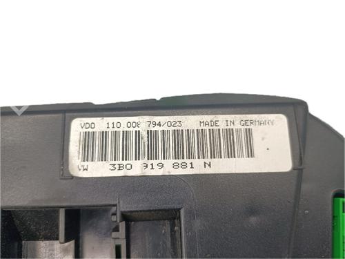 Instrument cluster VW PASSAT B5 (3B2) 1.9 TDI | BP29771202C47