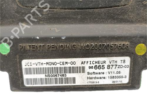 Instrument cluster PEUGEOT 3008 I MPV (0U_) 1.6 HDi | BP29772333C47