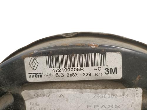 Servo brake RENAULT SCÉNIC III (JZ0/1_) 1.5 dCi | BP29773314M42 