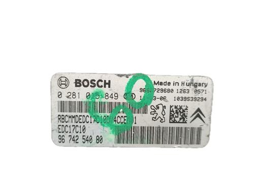 Engine control unit (ECU) CITROËN C3 II (SC_) 1.4 HDi 70 (SC8HZC, SC8HR0, SC8HP4) | BP29776102M57