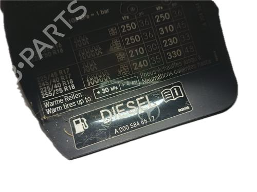 Klapa wlewu paliwa MERCEDES-BENZ C-CLASS T-Model (S204) C 200 CDI (204.201) | BP29777723C131