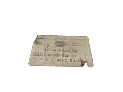 AC Styreenhet / Manøvreringsenhet AUDI A3 (8L1) 1.9 TDI | BP29777902I5