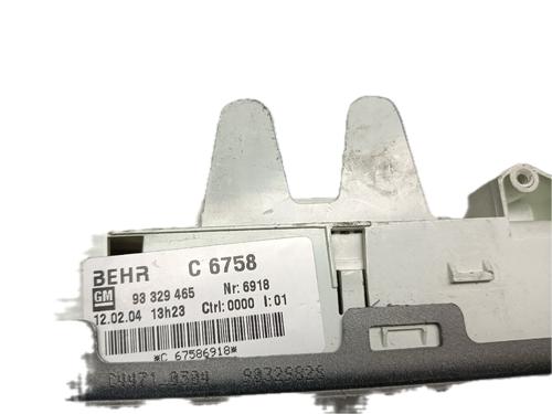 Climate control OPEL MERIVA A MPV (X03) 1.3 CDTI (E75) | BP29778021I5