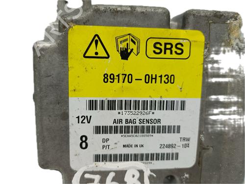 Airbag styreenhed PEUGEOT 206 Hatchback (2A/C) 1.4 HDi | BP29778109M53