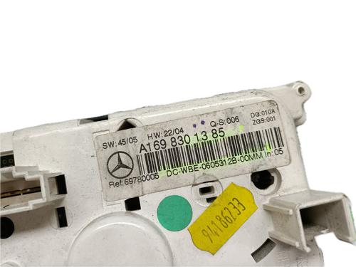 Climate control MERCEDES-BENZ A-CLASS (W169) A 180 CDI (169.007, 169.307) | BP29778323I5
