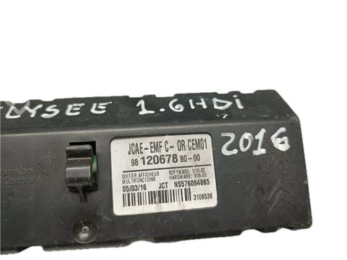 Display monitor CITROËN C-ELYSEE (DD_) 1.6 HDI 92 | BP29778533C48