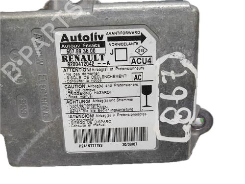 Airbag styreenhed RENAULT SCÉNIC II (JM0/1_) 1.5 dCi (JM0F) | BP29778931M53 