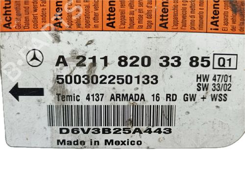 ECU airbags MERCEDES-BENZ E-CLASS (W211) E 220 CDI | BP29779035M53 