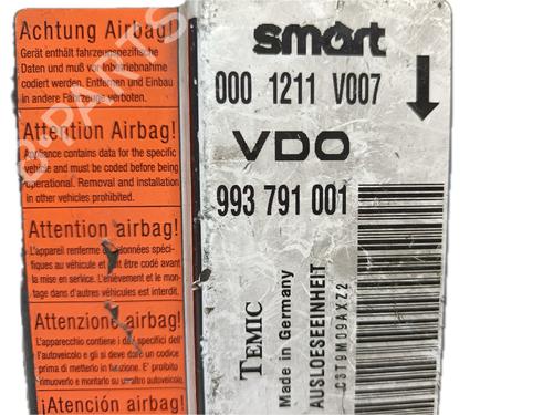 Kollisjonspute styreenhet SMART FORTWO Cabrio (450) 0.8 CDI (450.401, 450.402, 450.403, 450.400) | BP29779112M53