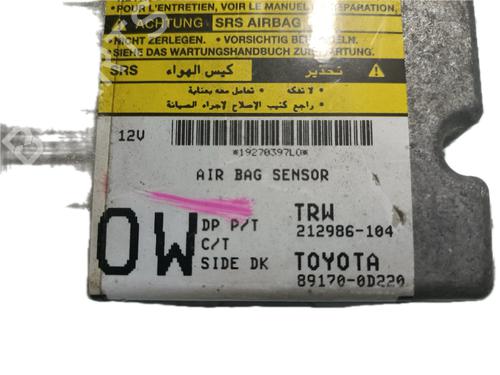 ECU airbags TOYOTA YARIS (_P9_) 1.4 D-4D (NLP90_, NLP90R) | BP29779126M53 