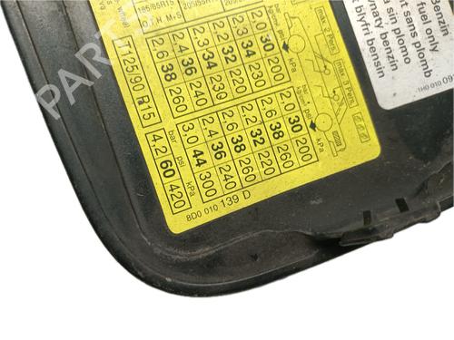 Fuel flap AUDI A4 B5 (8D2) 1.9 TDI | BP29782487C131