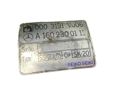 AC compressor MERCEDES-BENZ A-CLASS (W168) A 160 CDI (168.006) | BP29783106M34 