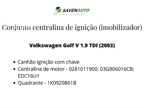 Elektronische module VW GOLF V (1K1) 1.9 TDI | BP29783110M83