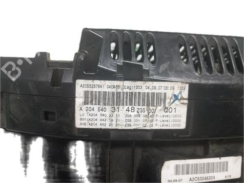 Instrument cluster MERCEDES-BENZ C-CLASS (W204) C 200 CDI (204.001) | BP29785102C47