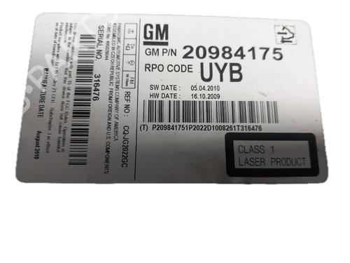 Radio OPEL ASTRA J (P10) 1.6 CDTi (68) | BP29786065E6