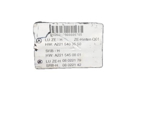 Electronic module MERCEDES-BENZ S-CLASS (W221, V221) S 350 (221.056, 221.156) | BP29786317M83 