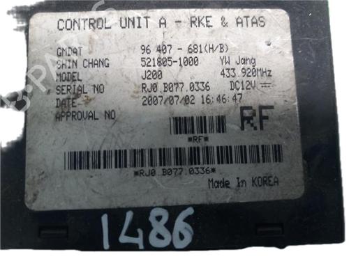Electronic module CHEVROLET LACETTI (J200) 1.6 | BP29786554M83 