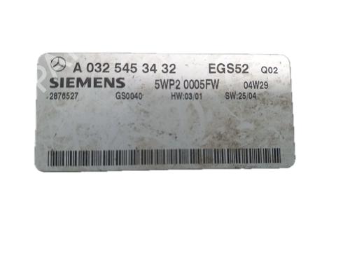 Module électronique MERCEDES-BENZ E-CLASS (W211) E 270 CDI (211.016) | BP29787032M83 