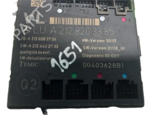 Module électronique MERCEDES-BENZ E-CLASS (W212) E 250 CDI / BlueTEC 4-matic (212.082, 212.097) | BP29787330M83 