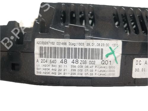 Kombinert Instrument MERCEDES-BENZ C-CLASS (W204) C 200 CDI (204.001) | BP29790692C47