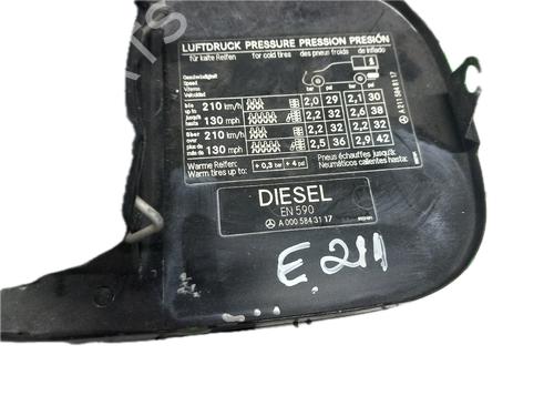 Klapa wlewu paliwa MERCEDES-BENZ E-CLASS (W211) E 220 CDI | BP29792567C131