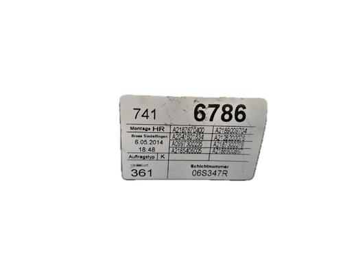 Rear right window mechanism MERCEDES-BENZ CLS (C218) CLS 350 CDI / d (218.323) | BP29793496C25 