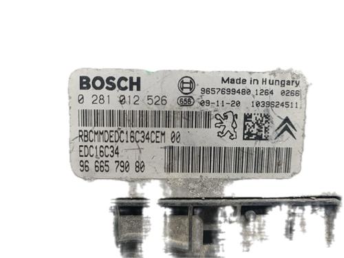 Engine control unit (ECU) PEUGEOT 206+ (2L_, 2M_) 1.4 HDi eco 70 | BP29797309M57 