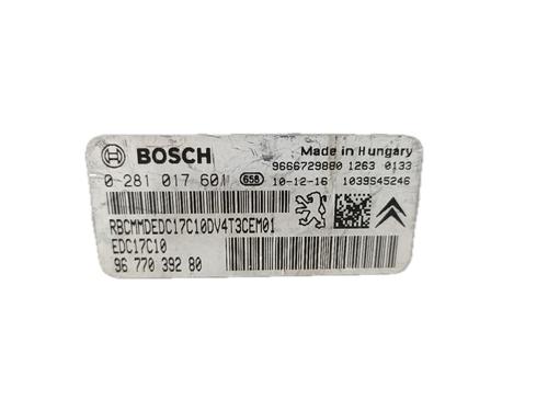 Engine control unit (ECU) PEUGEOT 206+ (2L_, 2M_) 1.4 HDi eco 70 | BP29797586M57 