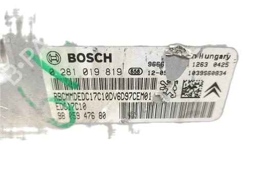 Engine control unit (ECU) CITROËN C3 I (FC_, FN_) 1.6 16V HDi | BP29797943M57 